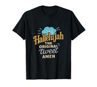 Hallelujah The Original Tweet Retro Faith Graphic T-Shirt