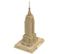 Hallisun 3D Wooden Puzzle for Adults, Wood New York Mansion Architecture Model Kit, DIY Building Kit Craft Hobbies Toy, Birthday Festival Gift for Women Men, Home Decor, 88 PCS