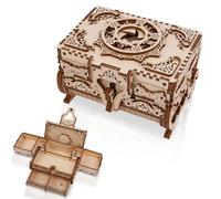 Hallisun 3D Wooden Puzzles Box, Jewelry Storage Box Wooden Model Building Set, Self Assembly Mechanical Construction Craft Set for 14+ Adults, as Birthday Gift or Decorative Collection, 142 PCS