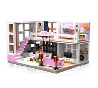 Hallisun Apartment Building Block Set, Friends House Mini Block Model Kit, Nice Rooms Modular Cottage Block, Play House Educational Bricks Toys, Gift for Kids Children Teens Age 8+ (1220 Pcs)