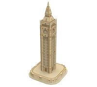 Hallisun Big Ben 3D Wooden Puzzle for Adults, Wood Elizabeth Tower Architecture Model, DIY Building Kit Clock Tower Craft Hobbies Educational Toy, Birthday Gift for Women Men, Home Decor, 61 PCS