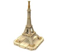 Hallisun Eiffel Tower 3D Wooden Puzzle for Adults, Paris Wood Architecture Model, DIY Mechanical Building Kit Handicraft Craft Hobbies Toy, Birthday Festival Gift for Women Men, Home Decor, 105 PCS