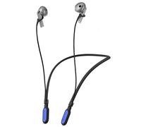 HALLJOY for Galaxy Buds 3 & Galaxy Buds 3 Pro Strap Neckband, Anti-Lost Accessories, Support Volume Control, Ergonomic Design, Fit Airpods Pro 3/2/1, Airpods 4, 3, 2, 1, Black Band/DarkBlue Tip