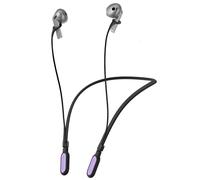 HALLJOY for Galaxy Buds 3 & Galaxy Buds 3 Pro Strap Neckband, Anti-Lost Earbuds Accessories, Support Volume Control, Ergonomic Design, Comfortable Fit, Black Band/Purple Tip