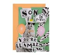 Hallmark 16th Birthday Card for Son - Die-cut 3D Design