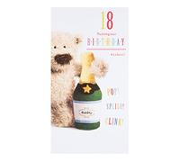 Hallmark 18th Birthday Card 'Pop Splish Clink' - Medium