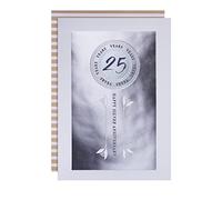 Hallmark 25 Years Silver Anniversary Card - Classic Text Based Design, 25571274