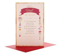 Hallmark 25477212 Dad Large Christmas Card "Loved a Lot"