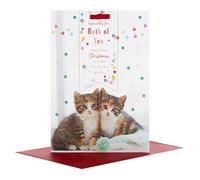 Hallmark 25495565 Both Of You Medium Christmas Card "Happiness"