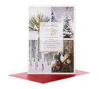 Hallmark 25495843 Father Medium Christmas Card "Warmest Wishes"