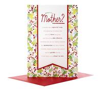 Hallmark 25496507 Mother Medium Christmas Card "Best Things In Life"