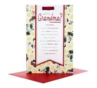 Hallmark 25496516 Grandma Medium Christmas Card "Memories Forever"