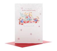 Hallmark 25497033 Wonderful Brother and Family Medium Christmas Card "Magical"