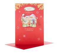 Hallmark 25497034 Loveliest Mum Medium Christmas Card "From Both"