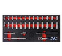 Hallmark 32pc Socket & Accessory Set - 1/4" Drive - SSET32