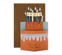 Hallmark Garden Sheds 3D Birthday Card for Uncle – Cake and Candles Design
