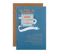 Hallmark 3D Effect Cake Design Birthday Card for Husband