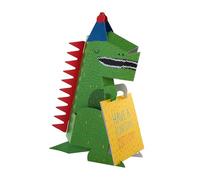 Hallmark 3D & Pop Up Birthday Card, Birthday Wishes, Dinosaur, T-Rex Design, Colourful