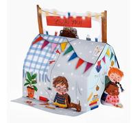 Hallmark 3D & Pop Up Birthday Card, Blanket Fort Design, Kids, Blue, Red, Yellow