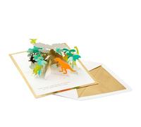 Hallmark 3D & Pop Up Birthday Card, Dinosaur Design, Kids, Green, Orange, Blue
