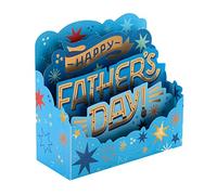 Hallmark Large 3D Father's Day Card for Dad - Paper Wonder Bright Stars Design (25572763)