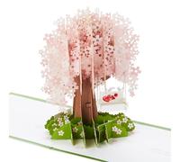 Hallmark 3D Pop-Up Valentine's Day Card - One and Only Love Cherry Blossoms Design Green & White 25565672