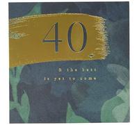 Hallmark 40th Birthday Card - Classic Text Based Design