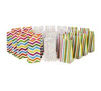 Hallmark 5EGB6430 Assorted Print Sack Bundle (Spring, 30) Gift Bag Lunch Multicolored