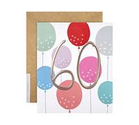 Hallmark 60th Birthday Card - Contemporary Balloons Design