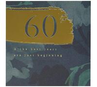 Hallmark 60th Birthday Card - Contemporary Gold Foil Design