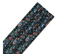 Hallmark 6M Wrapping Paper, Pack of 3, Peter Rabbit, 2M Each, Christmas