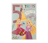 Hallmark Age 5 Birthday Card - Disney Princess Design
