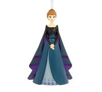 Hallmark Anna Hanging Ornament, Frozen 2, Classic, Multicoloured, Resin | Durable Disney Construction, Ideal for Tree or Christmas Gifting, Simple to Hang, Compact Size: 8.3cm X 5.1cm X 4.4cm