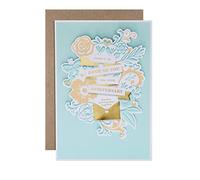 Hallmark Anniversary Both of You - Traditional Floral Text Design