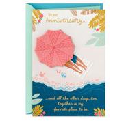 Hallmark Anniversary Card for Husband, Wife, Boyfriend, Girlfriend (Together)