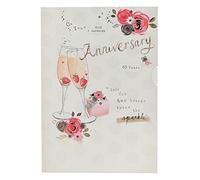 Hallmark Anniversary Card 'Twice The Sparkle' - Medium
