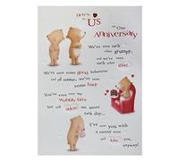 Hallmark Anniversary Contemporary Embossed Card - Medium