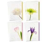 Hallmark Assorted Sympathy Greeting Cards (Flowers, 12 Cards and Envelopes)