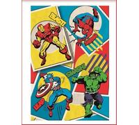 Hallmark Avengers Birthday Greeting Card - Blank Inside