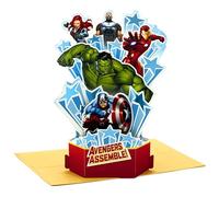 Hallmark Paper Wonder Avengers Pop Up Birthday Card (Iron Man, Hulk, Captain America)