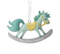 Hallmark Baby Boy's First Christmas Rocking Horse 2025 Christmas Ornament, New Baby Gifts