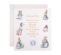 Hallmark Beautiful Baby Beatrix Potter New Baby Card