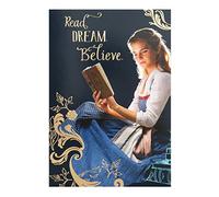 Hallmark Beauty and the Beast Birthday Card "Read Dream Believe" - Medium