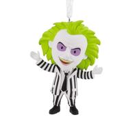 Hallmark Beetlejuice Tim Burton Resin Christmas Hanging Ornament, Gifts for Christmas, Halloween, Creepy, Dark