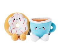Hallmark Better Together, Coffee and Donut Pair, Gift, Soft Toy, Teddy, Set of 2, Gift Set, Birthday, Valentines Day, Anniversary, Best Friend