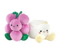 Hallmark Better Together, Grapes and Cheese Pair, Gift, Soft Toy, Teddy, Set of 2, Gift Set, Birthday, Valentines Day, Anniversary