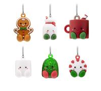 Hallmark Better Together Holiday Mini Christmas Ornaments, Shatterproof, Set of 6, Food Gifts