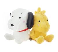 Hallmark Better Together SNOOPY & WOODSTOCK Plush Pair, Set of 2 | PEANUTS, Soft Polyester, Weighted Body & Feet, Embedded Magnets, Easy to Clean, Great for Birthdays, Valentine’s, Anniversary