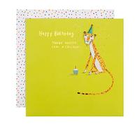 Hallmark Birthday Card - Contemporary Illustrated Cheetah Design