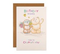 Hallmark Birthday Card - Cute Forever Friends Contemporary Design